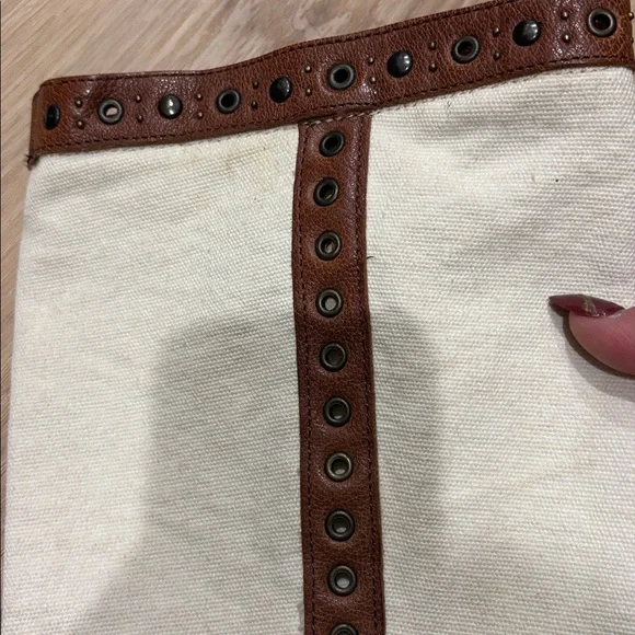 FRYE canvas and leather boots - Picture 8 of 16